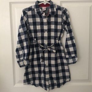 Gymboree plaid shirt dress